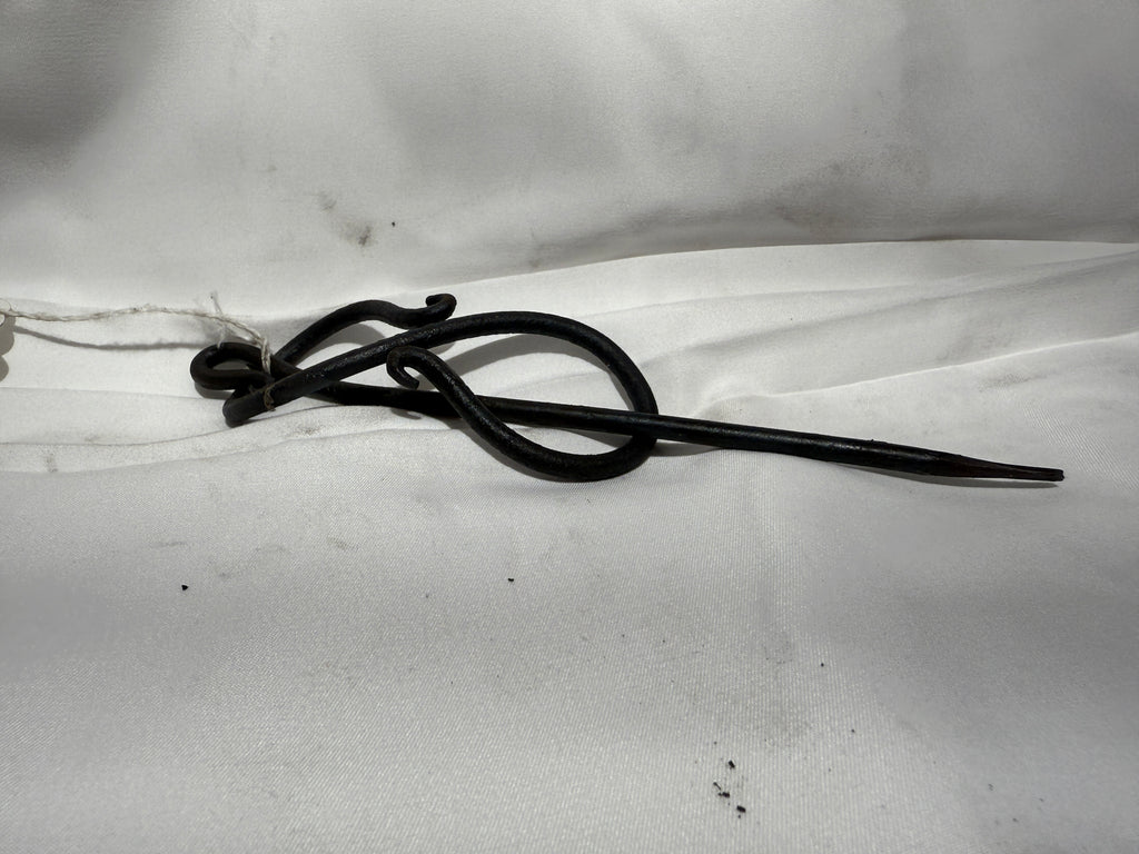 Hand Forged Iron Hair Clip