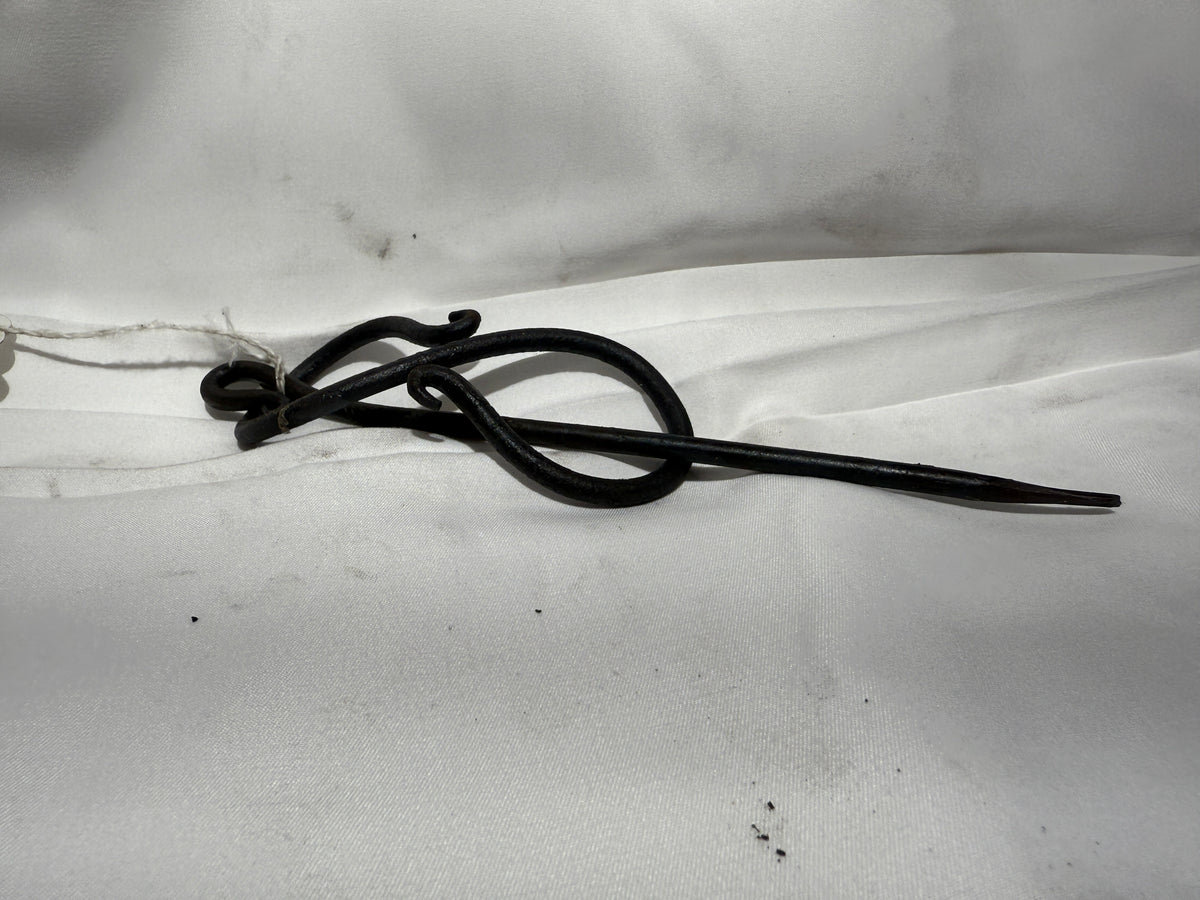 Hand Forged Iron Hair Clip