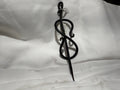 Hand Forged Iron Hair Clip